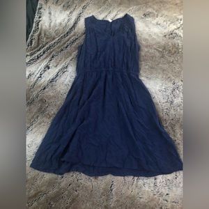Navy blue old navy dress.